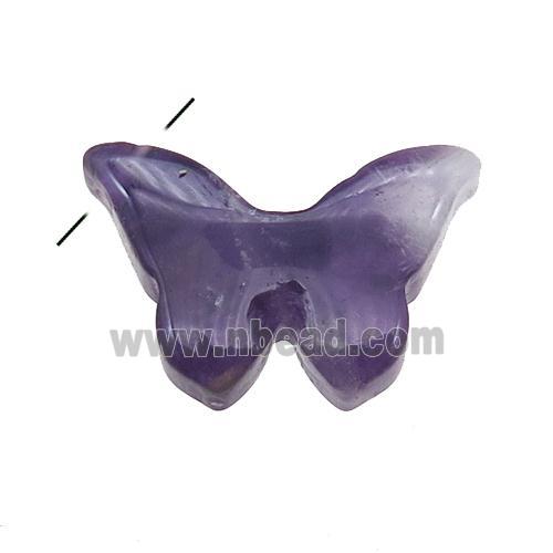 purple Amethyst butterfly pendant