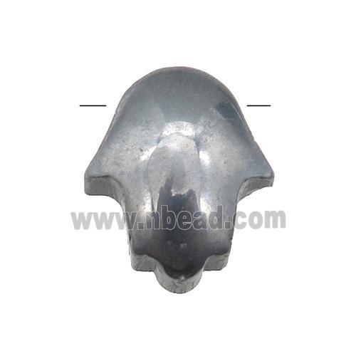 Terahertz stone hamsahand pendant