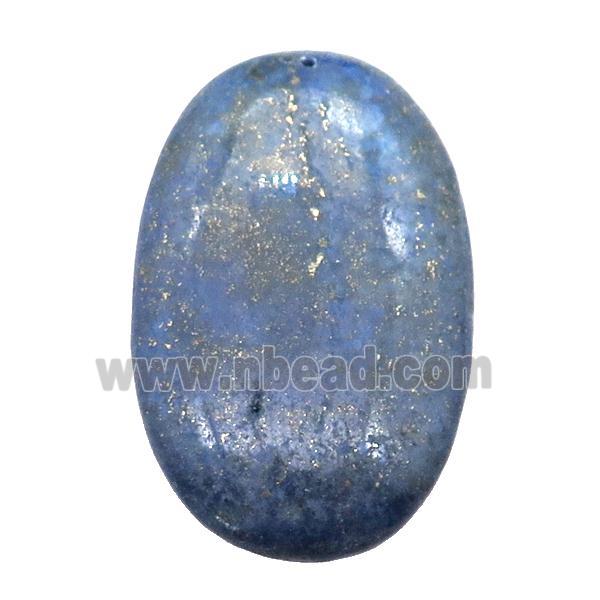 blue Lapis oval pendant