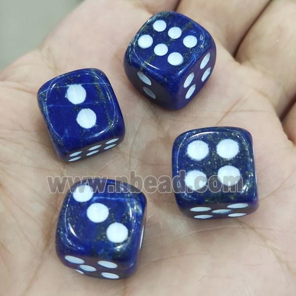 Blue Lapis Cube Dice