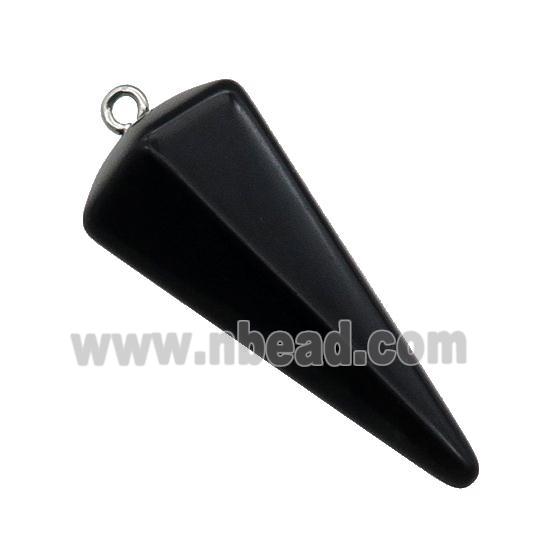 Black Obsidian Pendulum Pendant