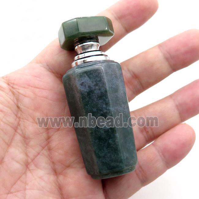 Mix Gemstone Perfume Bottle Pendant Nohole