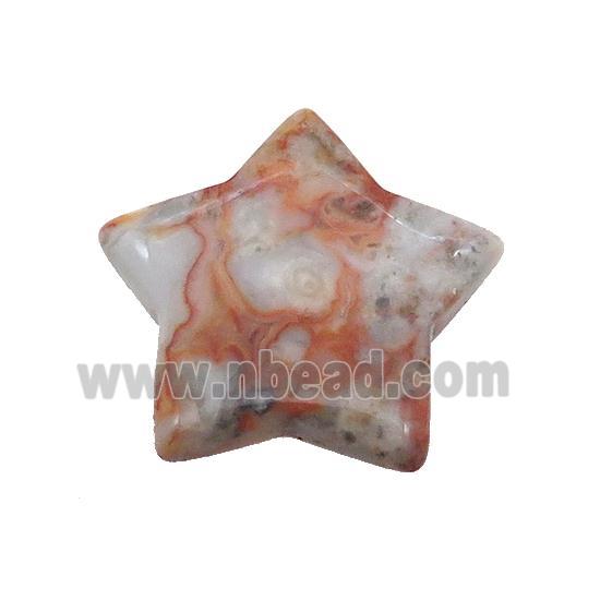 Crazy Agate Star Pendant Undrilled