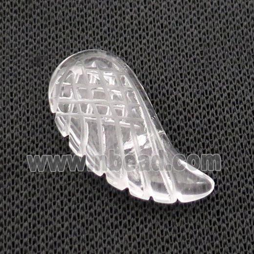 Clear Quartz Angel Wings Pendant