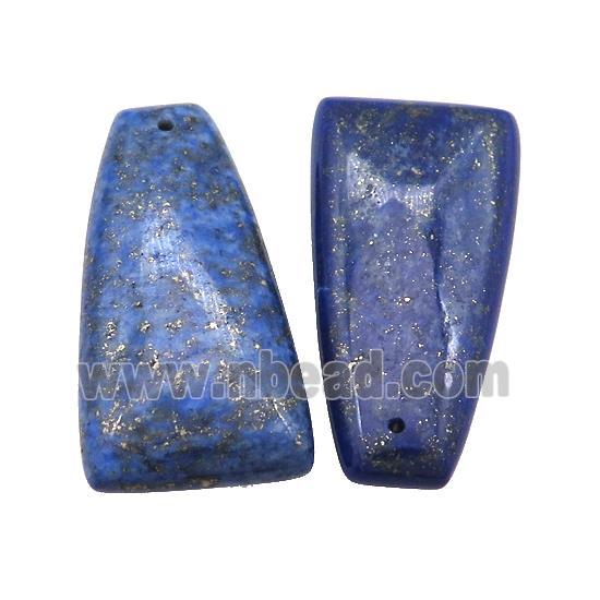 Natural Blue Lapis Lazuli Trapeziform Pendant