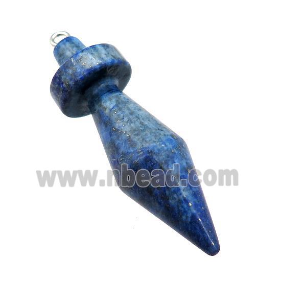 Natural Blue Lapis Lazuli Pendulum Pendant