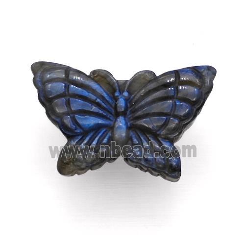 Labradorite Butterfly Pendant