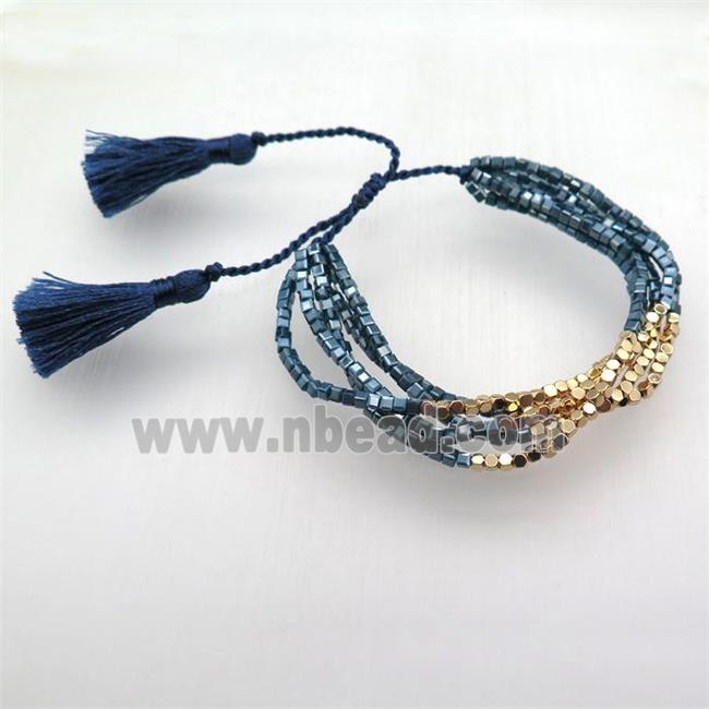 handmade bracelet with crystal glass bead