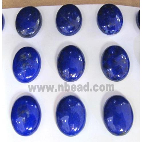 natural lapis lazuli cabochon, oval