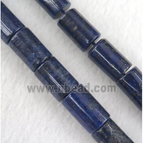 lapis lazuli bead, tube