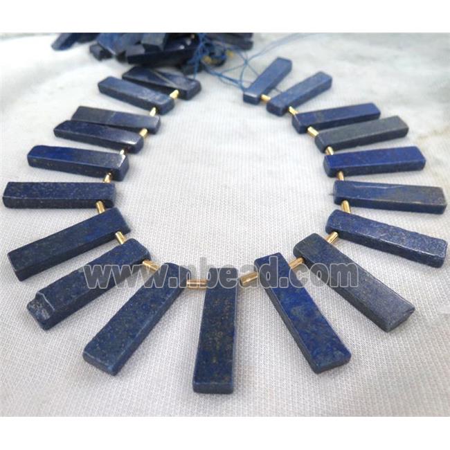 natural Lapis Lazuli stick Beads
