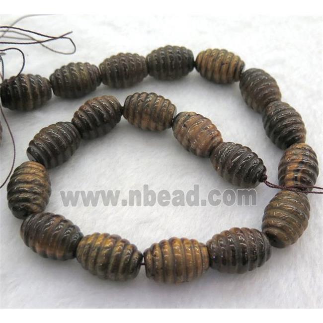barrel Tiger eye stone beads