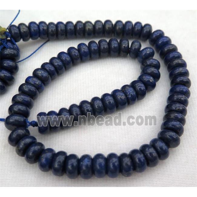 lapis lazuli rondelle beads