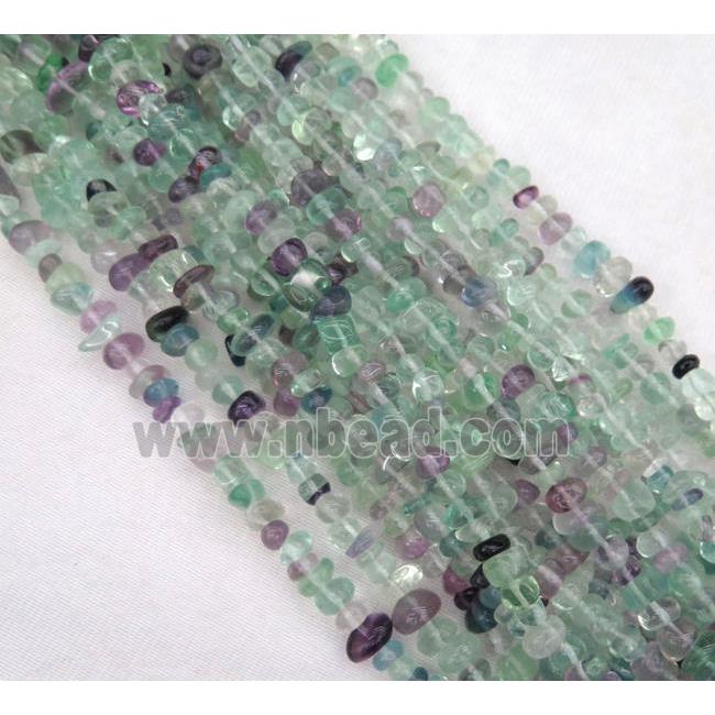 Fluorite beads chip, freeform