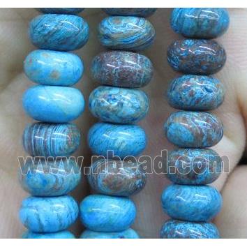 blue Oak Jasper beads, rondelle