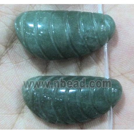 green aventurine bug bead