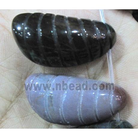 Indian agate bug beads