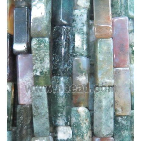 indian Agate cuboid beads