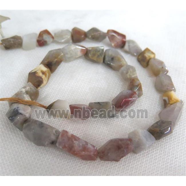 natural agate beads, freeform