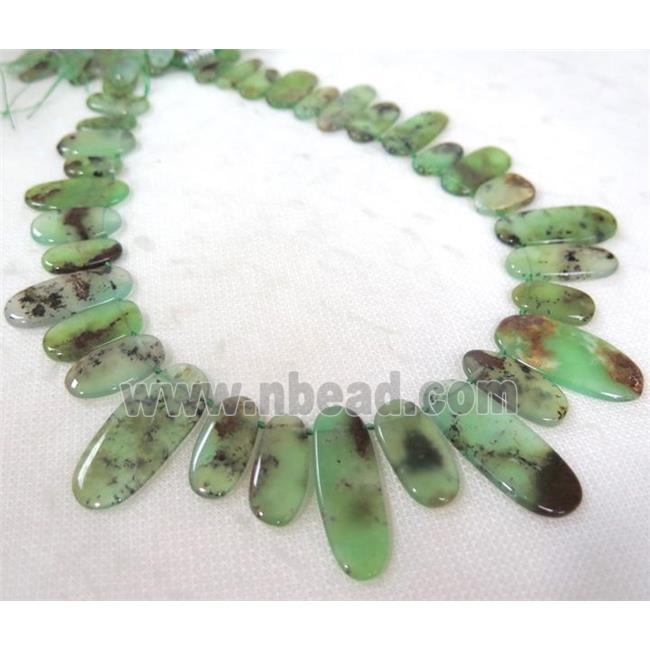 Australian Chrysoprase beads, green, A-grade