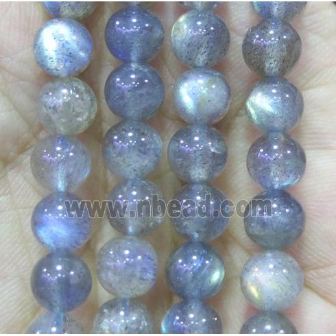 Labradorite beads, round, AAA-grade
