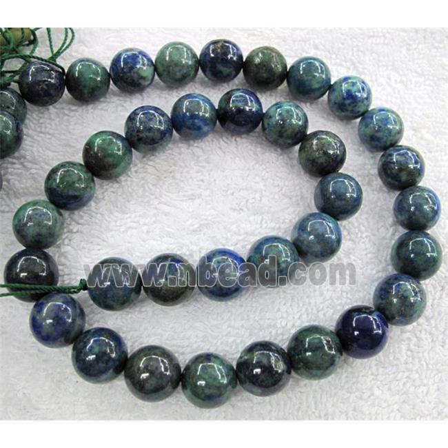 round Azurite beads