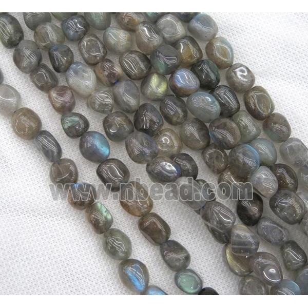 Labradorite beads, freeform