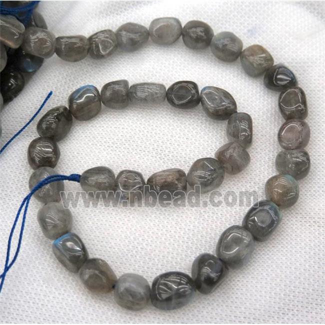 Labradorite beads, freeform