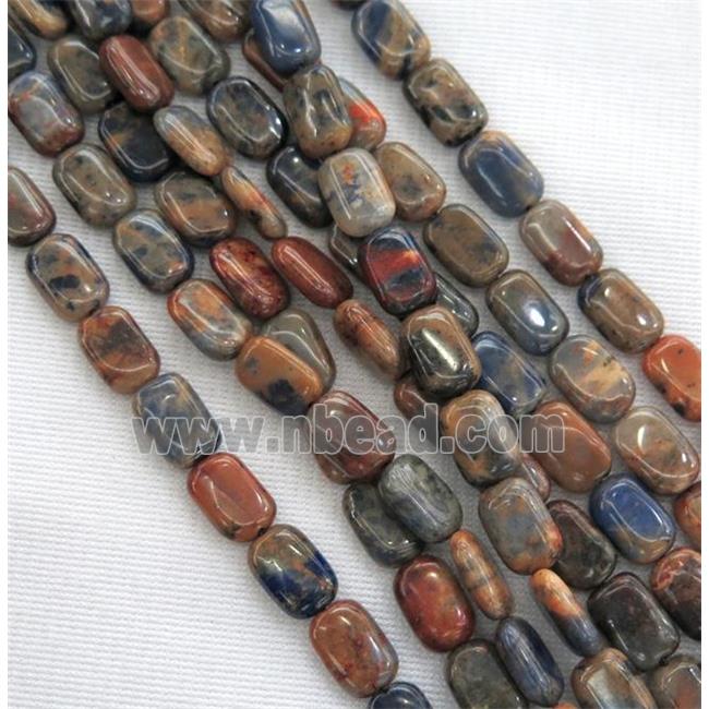 Orange Sodalite beads, rectangle