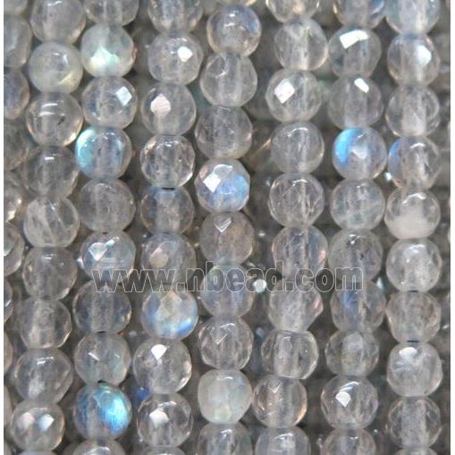 tiny Labradorite beads, faceted round