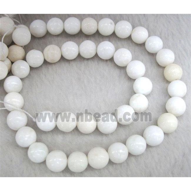 round white Porcelain beads