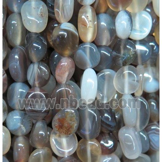 Botswana Agate chips bead, freeform
