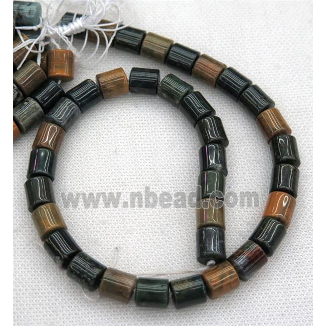 Ocean Agate tube beads