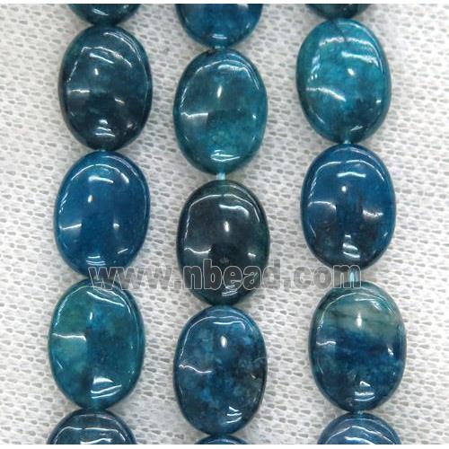 blue Apatite oval beads