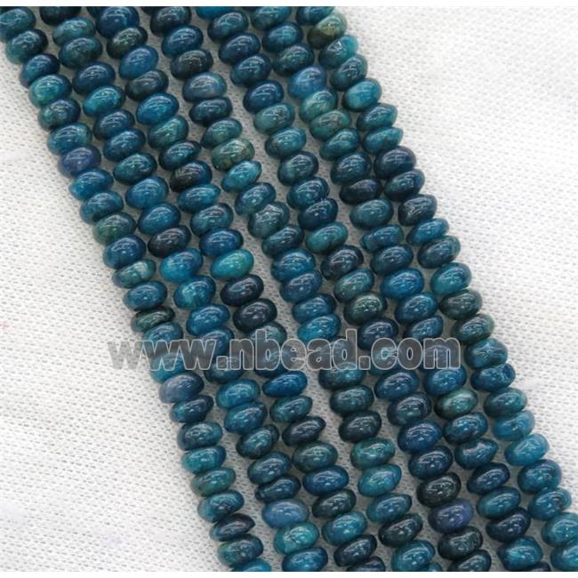 blue Apatite beads, rondelle