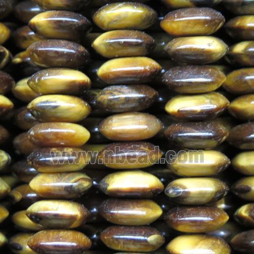 yellow Tiger eye stone beads, abacus