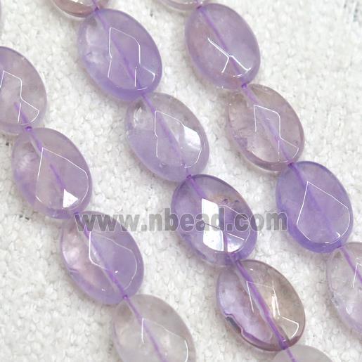 Ametrine beads, faceted oval