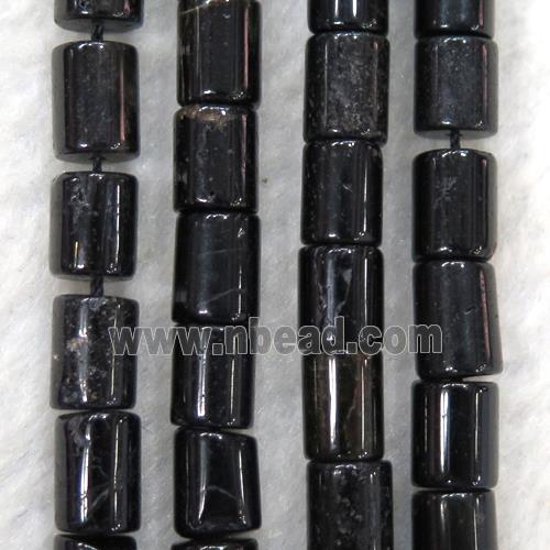 black Tourmaline tube beads