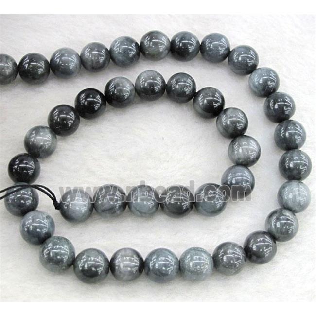 round natural hawk Eye Stone beads
