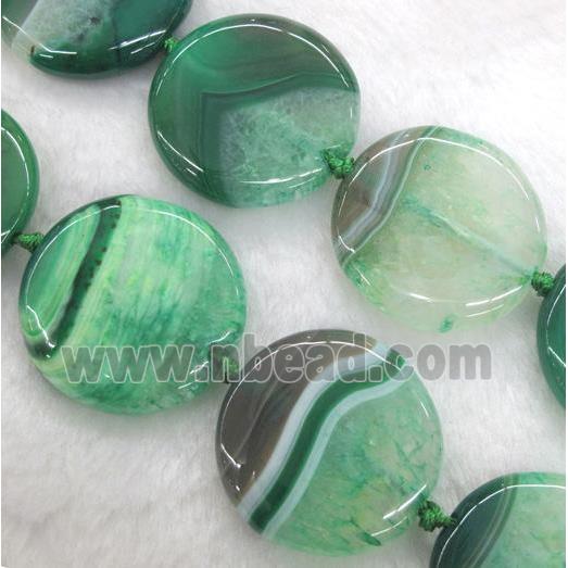 green druzy agate circle beads