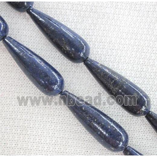 lapis lazuli beads, teardrop