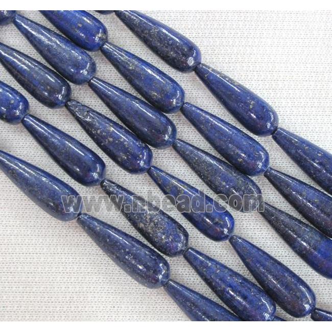 lapis lazuli beads, teardrop