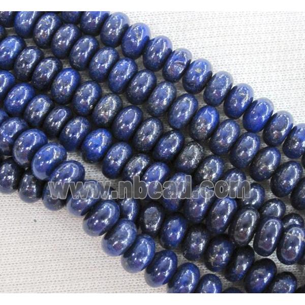 lapis lazuli beads, rondelle
