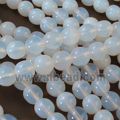 round white opalite beads