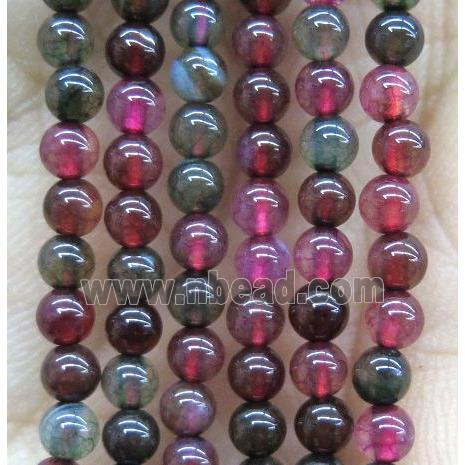 tiny round tourmaline beads