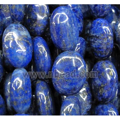 lapis lazuli bead, oval