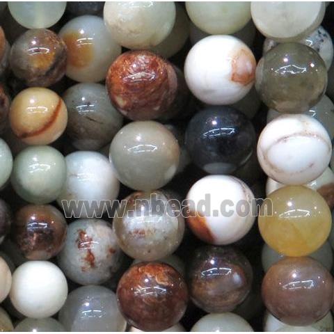 Chinese HuaXiu Jade Beads, round