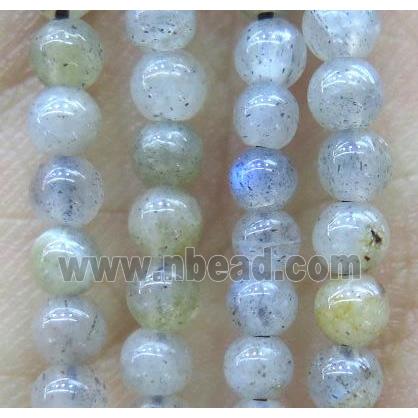 tiny Labradorite beads, round