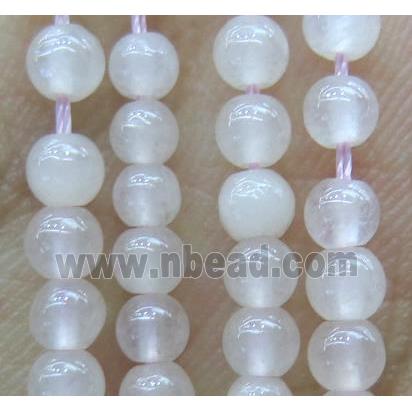 round tiny White Jade Beads