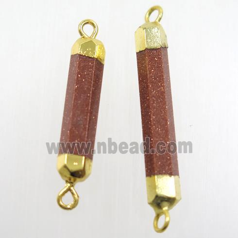 gold sand stone connector, stick